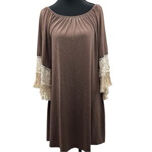 Together Elegant Brown Dress